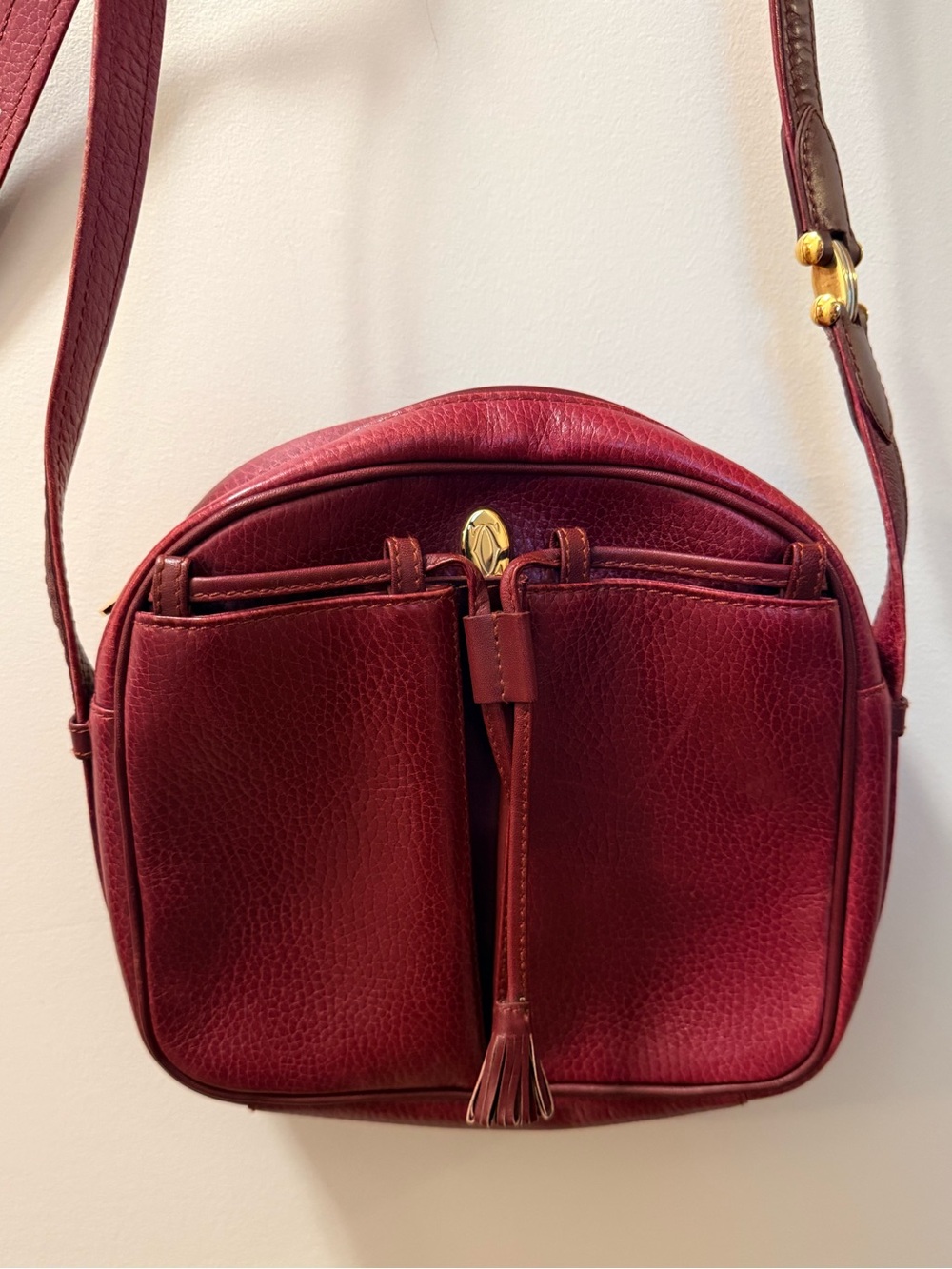*Vintage* Authentic Cartier - Crossbody Bag w/ COA